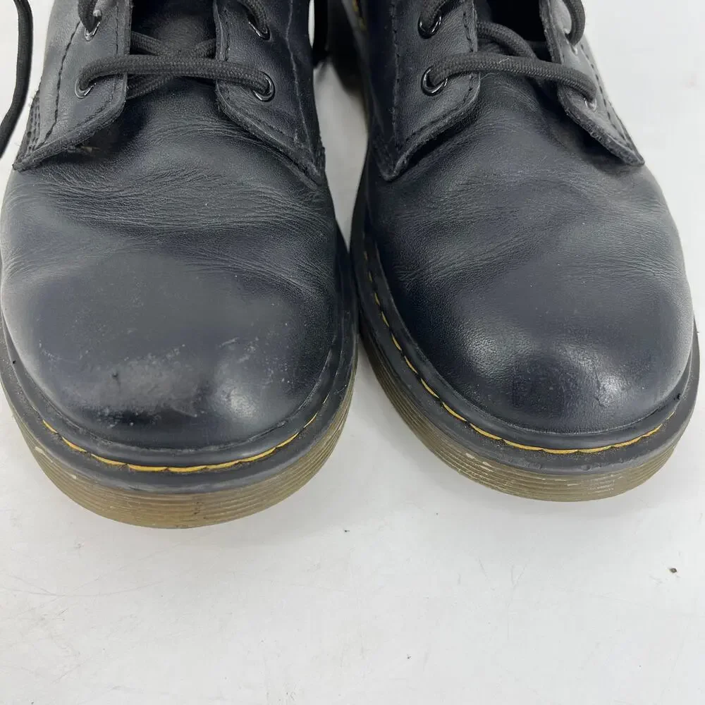 Dr. Martens Black Leather 1460‎ Zip Ankle Boots Women's 4 / EU36